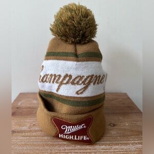 NEW! Miller High Life Brown Beanie